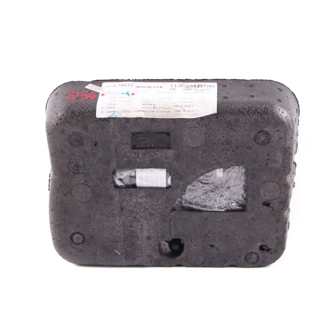 Spare Wheel Tool Storage Tray Mobility System to Mini Cooper One 4 R56 R57 LCI with Part number 6795816 Mini Cooper One 4 R56 R57 LCI Spare Wheel Tool Storage Tray Mobility System - SKU 6795816-4 - Part number 6795816