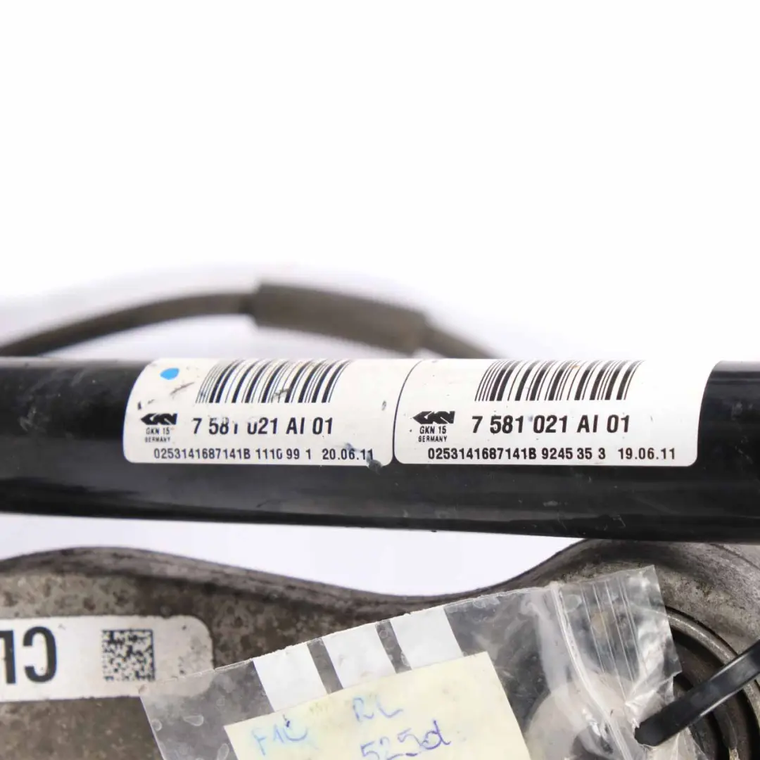 N57 Rear Left N/S Leg Suspension Axle Brake Disc Hub Set to BMW F10 525d with Part number 6796099 BMW F10 525d N57 Rear Left N/S Leg Suspension Axle Brake Disc Hub Set - SKU 6796099-4 - Part number 6796099