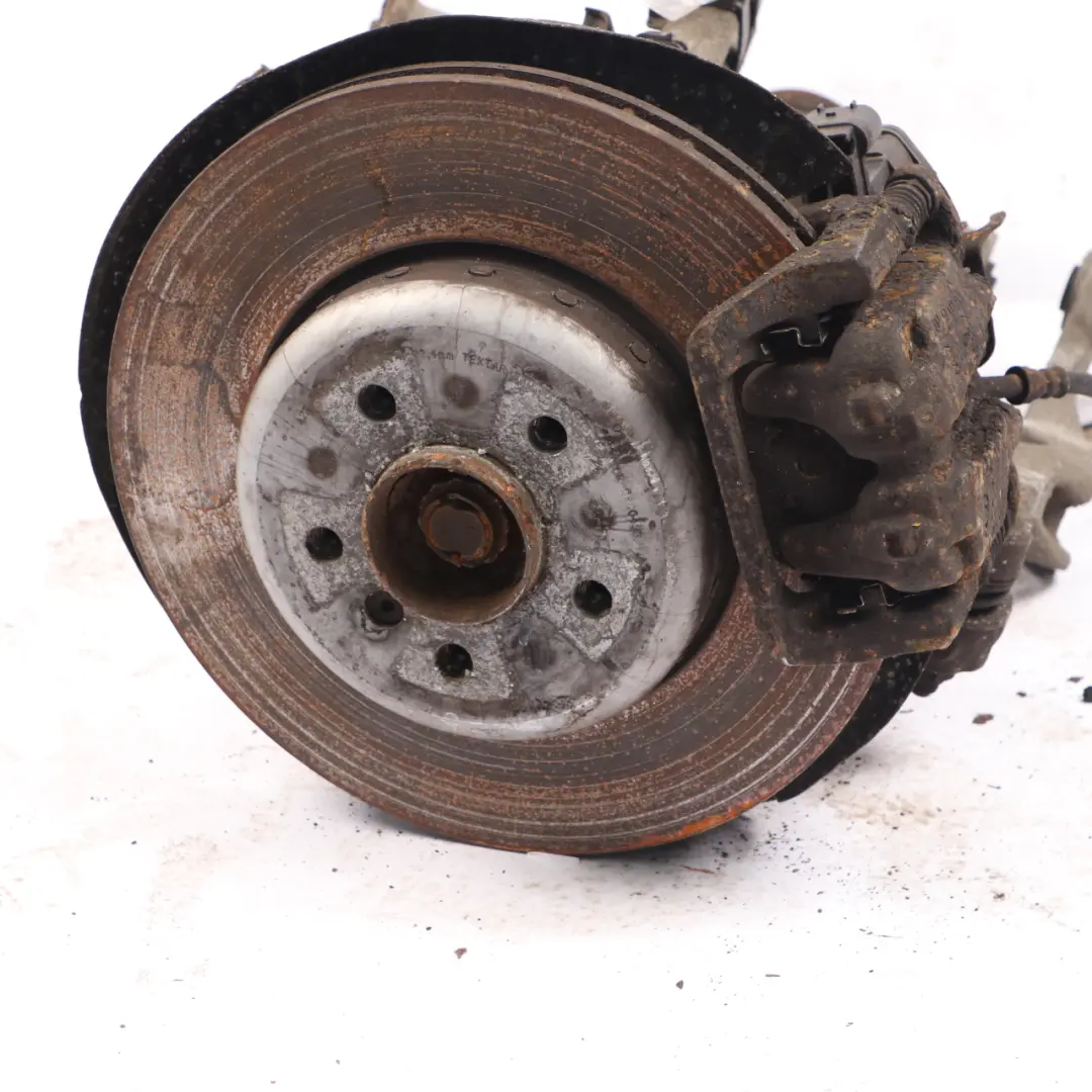 Left N/S Leg Suspension Axle Brake Disc Hub Set to BMW F11 535i Rear with Part number 6796099 BMW F11 535i Rear Left N/S Leg Suspension Axle Brake Disc Hub Set - SKU 6796099-5 - Part number 6796099