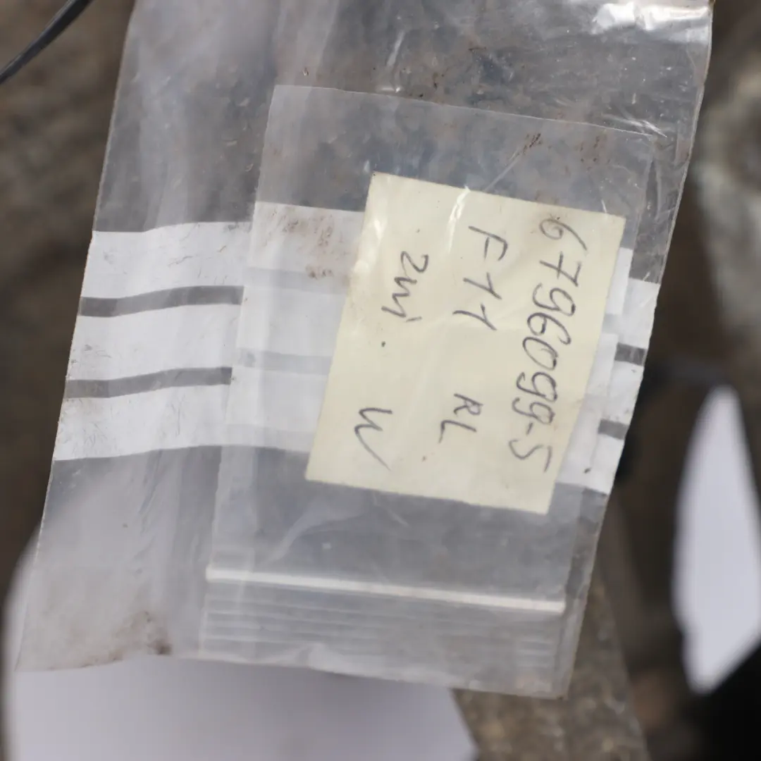 BMW F11 535i Rear Left N/S Leg Suspension Axle Brake Disc Hub Set - SKU 6796099-5 - Part number 6796099