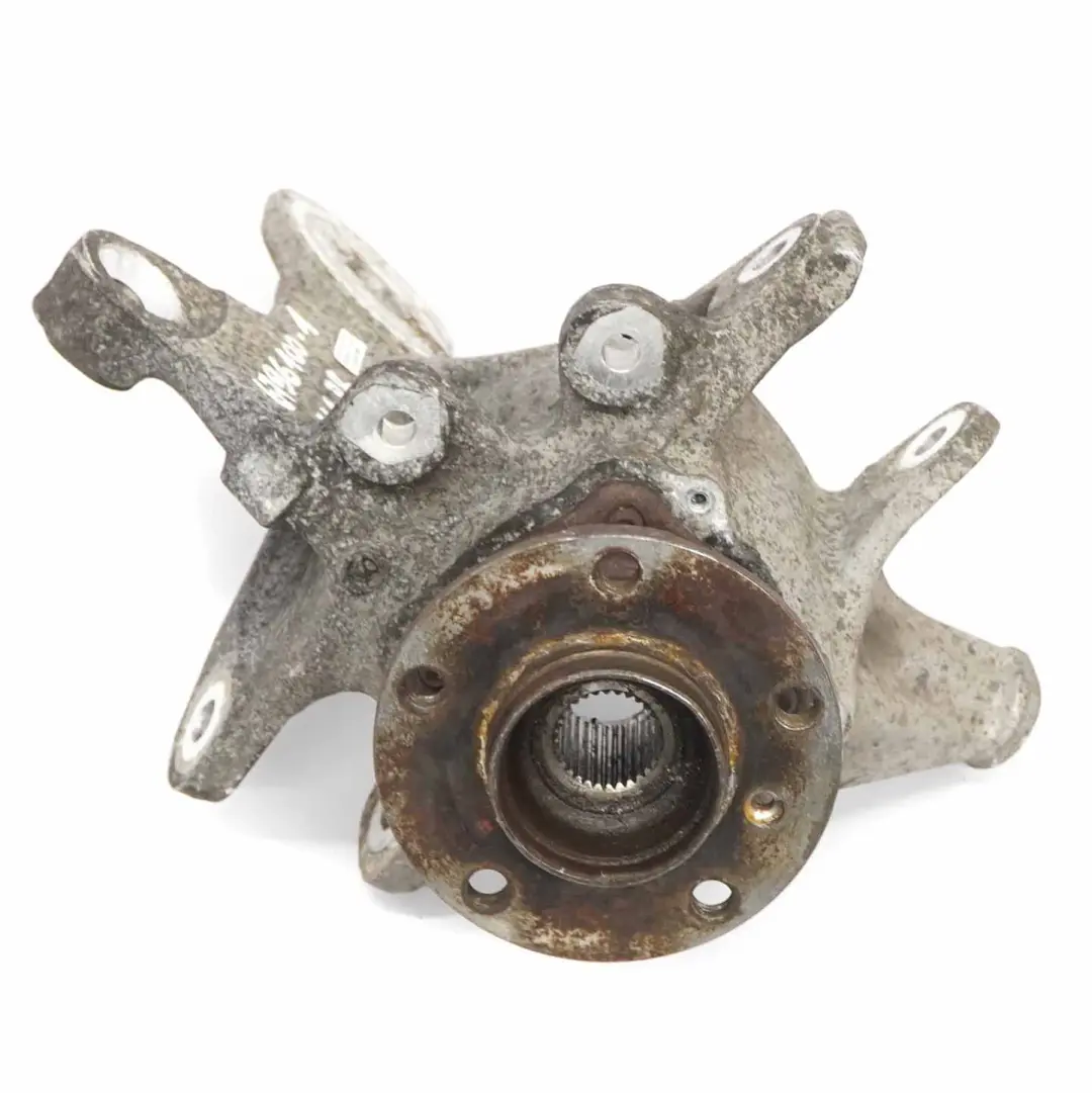 Carrier Rear Right O/S Suspension Axle Bracket Mount to BMW F11 Wheel with Part number 6796100 BMW F11 Wheel Carrier Rear Right O/S Suspension Axle Bracket Mount - SKU 6796100 - Part number 6796100