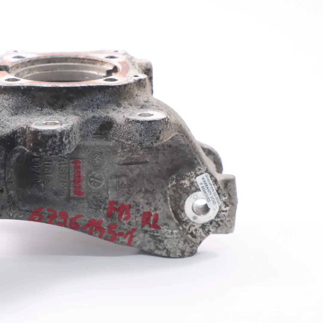 Zwrotnica Piasta Zawieszenia Koła Lewy Tył do BMW F12 F13 o numerze 6796145 BMW F12 F13 Zwrotnica Piasta Zawieszenia Koła Lewy Tył - SKU 6796145-1 - Numer Części 6796145