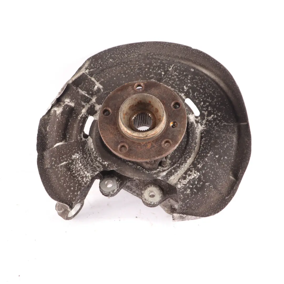 Carrier Rear Left N/S Axle Suspension Bearing to BMW F12 F13 Wheel with Part number 6796145 BMW F12 F13 Wheel Carrier Rear Left N/S Axle Suspension Bearing - SKU 6796145 - Part number 6796145