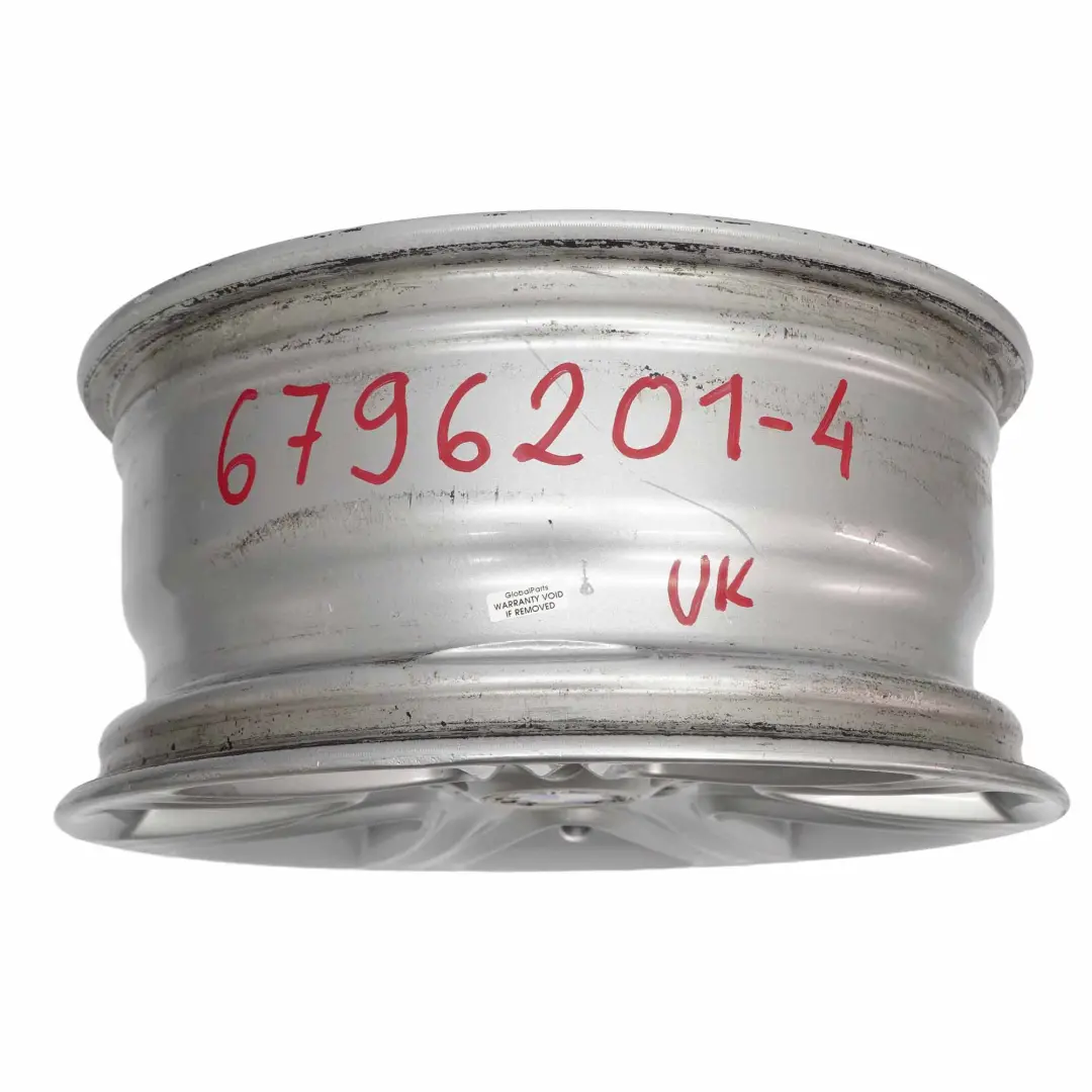 Wheel BMW F20 F21 F22 F23 Silver Alloy Rim Star Spoke 377 16" ET:40 7J - SKU 6796201-4 - Part number 6796201