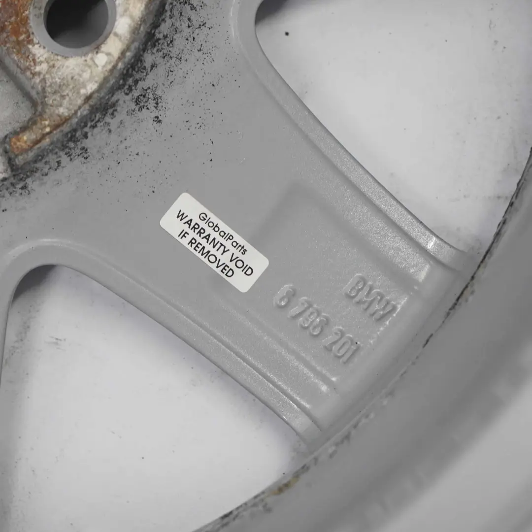 Wheel BMW F20 F21 F22 F23 Silver Alloy Rim Star Spoke 377 16" ET:40 7J - SKU 6796201-4 - Part number 6796201