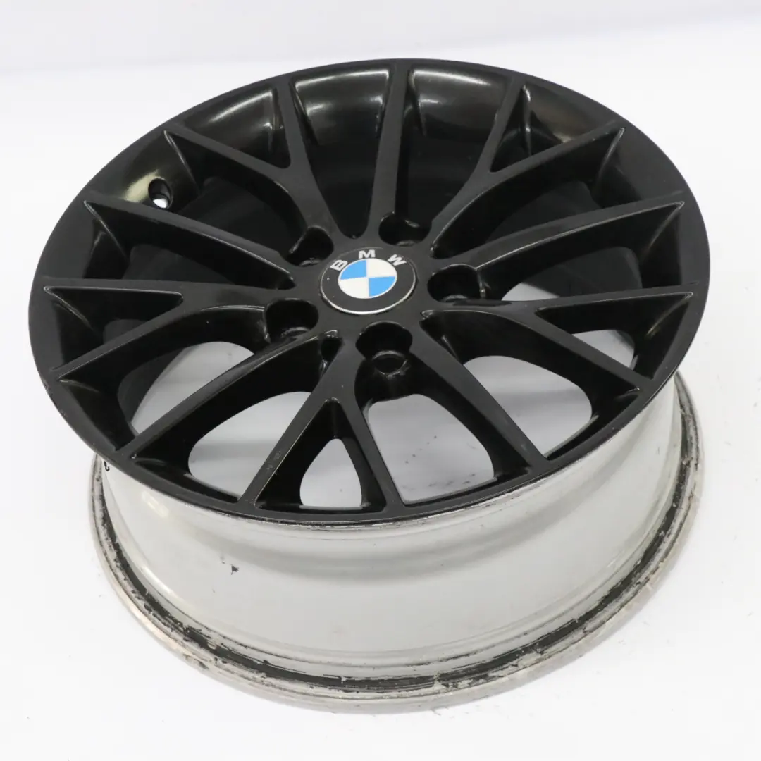 BMW F20 F21 F22 F23 Black Wheel Alloy Rim 17" 7J ET:40 Y-Spoke 380 - SKU 6796205-8 - Part number 6796205