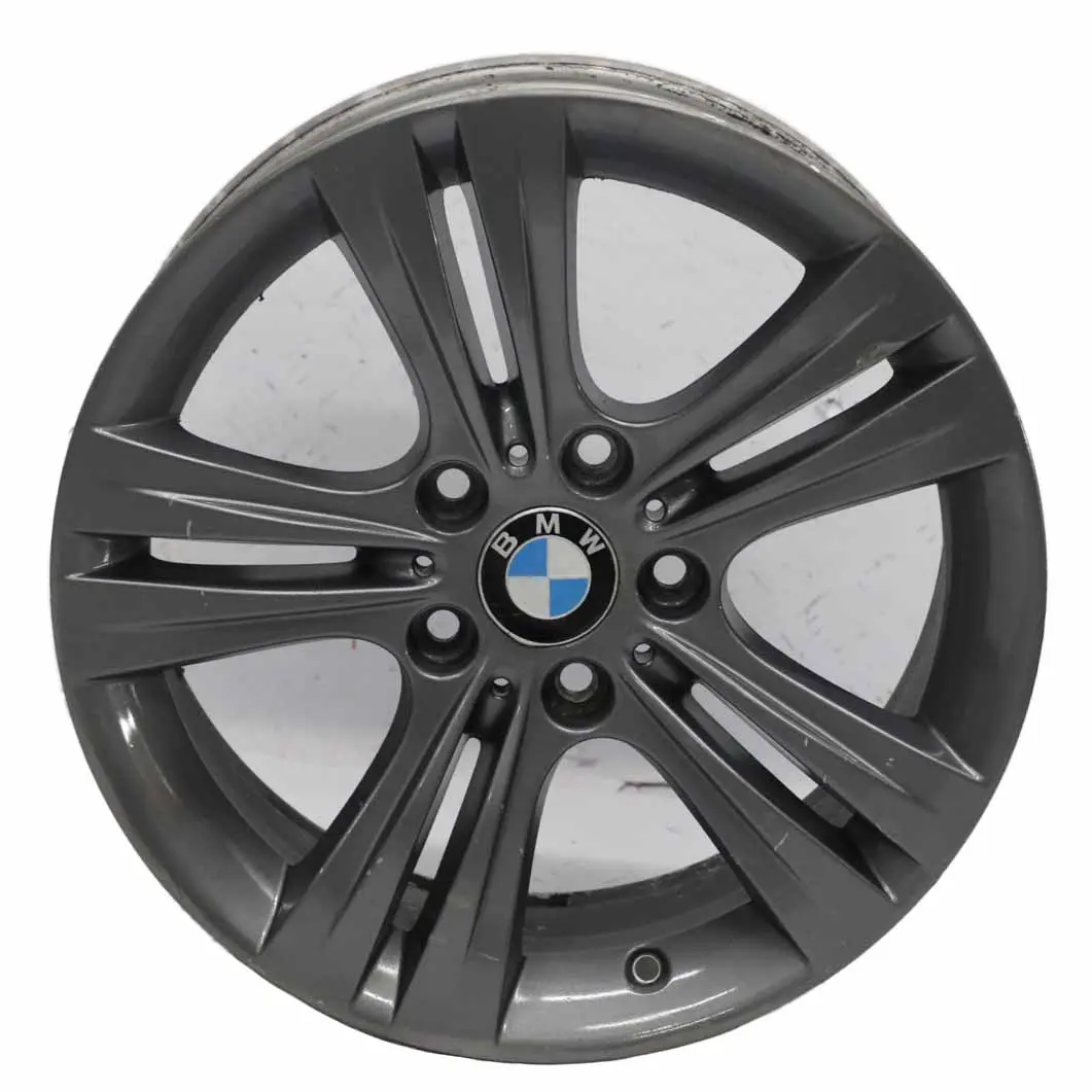 Grey Alloy Wheel Rim 17" Double Spoke 392 7,5J ET:37 to BMW F30 F31 F32 F33 with Part number 6796239 BMW F30 F31 F32 F33 Grey Alloy Wheel Rim 17" Double Spoke 392 7,5J ET:37 - SKU 6796239-5 - Part number 6796239