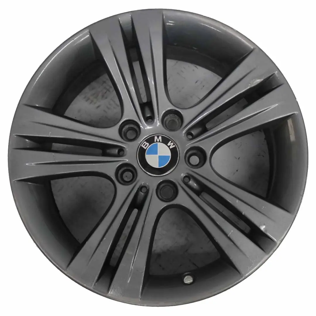 Grey Alloy Wheel Rim 17" Double Spoke 392 7,5J ET:37 to BMW F30 F31 F32 F33 with Part number 6796239 BMW F30 F31 F32 F33 Grey Alloy Wheel Rim 17" Double Spoke 392 7,5J ET:37 - SKU 6796239-5 - Part number 6796239
