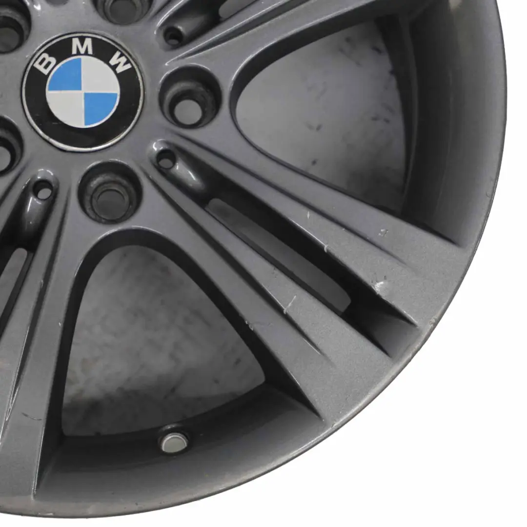 Grey Alloy Wheel Rim 17" Double Spoke 392 7,5J ET:37 to BMW F30 F31 F32 F33 with Part number 6796239 BMW F30 F31 F32 F33 Grey Alloy Wheel Rim 17" Double Spoke 392 7,5J ET:37 - SKU 6796239-5 - Part number 6796239