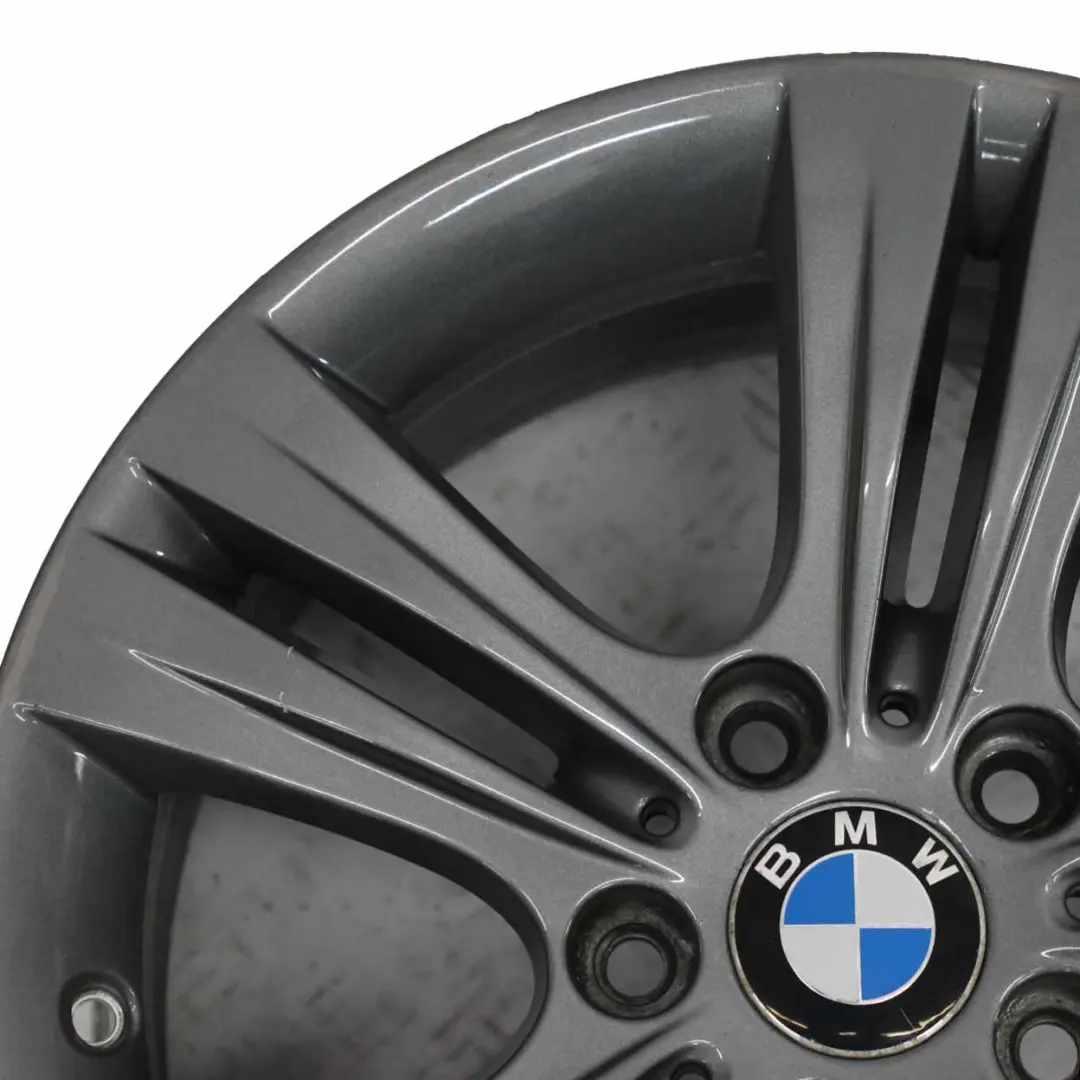 Grey Alloy Wheel Rim 17" Double Spoke 392 ET:37 7,5J to BMW F30 F31 F32 F33 with Part number 6796239 BMW F30 F31 F32 F33 Grey Alloy Wheel Rim 17" Double Spoke 392 ET:37 7,5J - SKU 6796239-6 - Part number 6796239