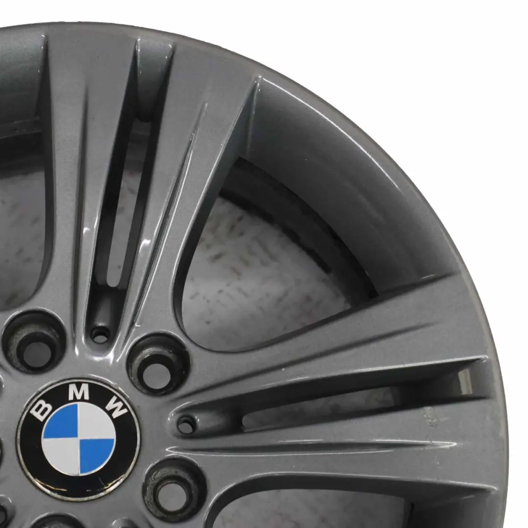 BMW F30 F31 F32 F33 Grey Alloy Wheel Rim 17" Double Spoke 392 ET:37 7,5J - SKU 6796239-6 - Part number 6796239