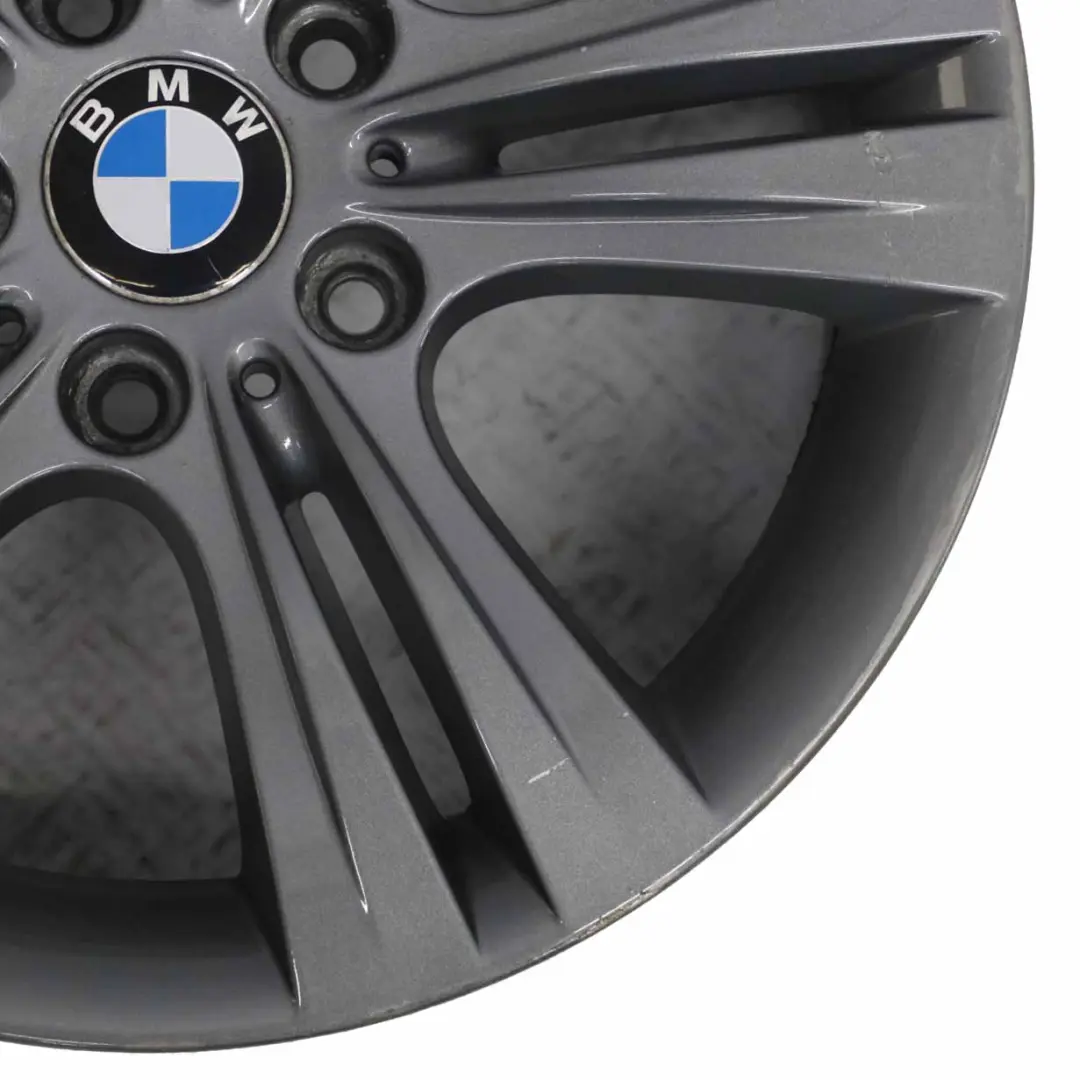 BMW F30 F31 F32 F33 Grey Alloy Wheel Rim 17" Double Spoke 392 ET:37 7,5J - SKU 6796239-6 - Part number 6796239