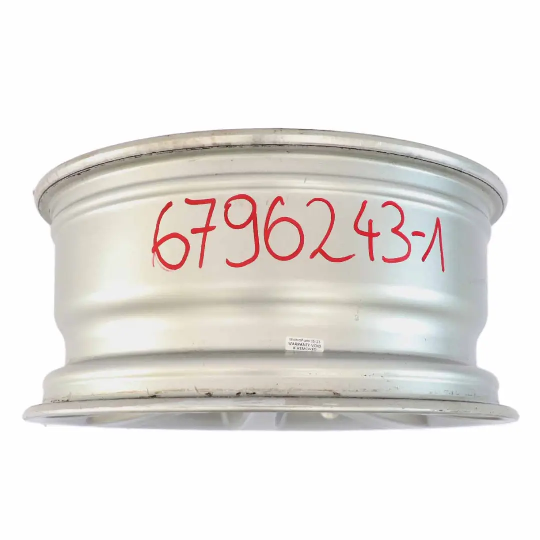 BMW F30 F31 Silberne Leichtmetallfelge 17" 7,5J Sternspeiche 394 ET:34 - SKU 6796243-1 - Teilenummer 6796243
