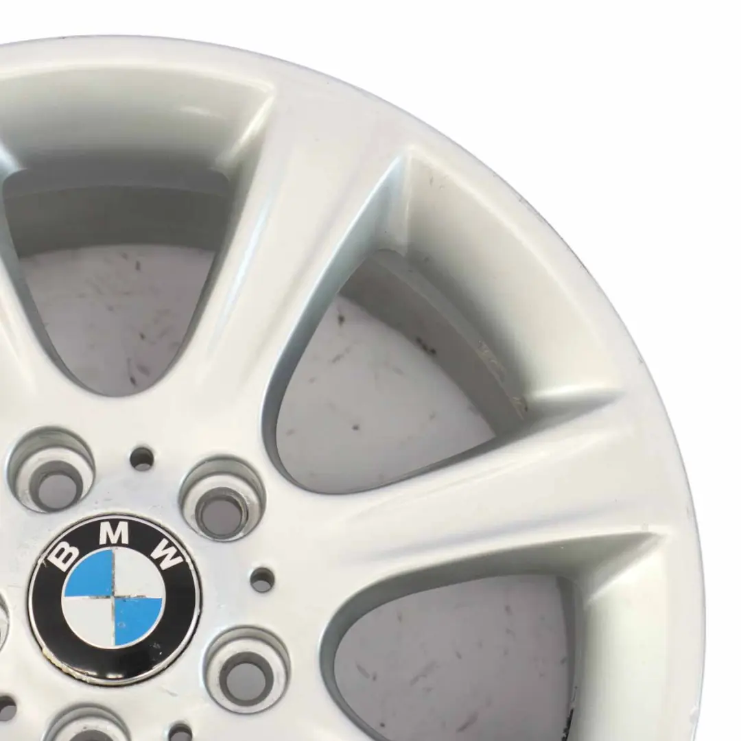 Silberne Leichtmetallfelge 17" 7,5J Sternspeiche 394 ET:34 für BMW F30 F31 mit Teilenummer 6796243 BMW F30 F31 Silberne Leichtmetallfelge 17" 7,5J Sternspeiche 394 ET:34 - SKU 6796243-1 - Teilenummer 6796243