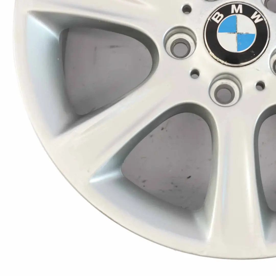 Silberne Leichtmetallfelge 17" 7,5J Sternspeiche 394 ET:34 für BMW F30 F31 mit Teilenummer 6796243 BMW F30 F31 Silberne Leichtmetallfelge 17" 7,5J Sternspeiche 394 ET:34 - SKU 6796243-1 - Teilenummer 6796243