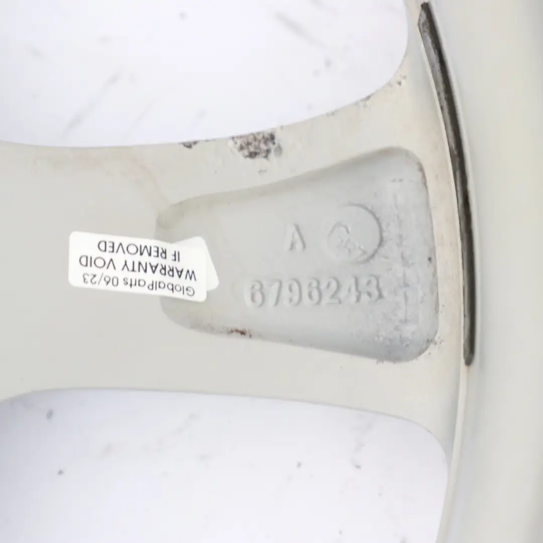 Alloy Wheel Rim 17" 7,5J Star Spoke 394 ET:34 to BMW F30 F31 F32 Silver with Part number 6796243 BMW F30 F31 F32 Silver Alloy Wheel Rim 17" 7,5J Star Spoke 394 ET:34 - SKU 6796243-4 - Part number 6796243