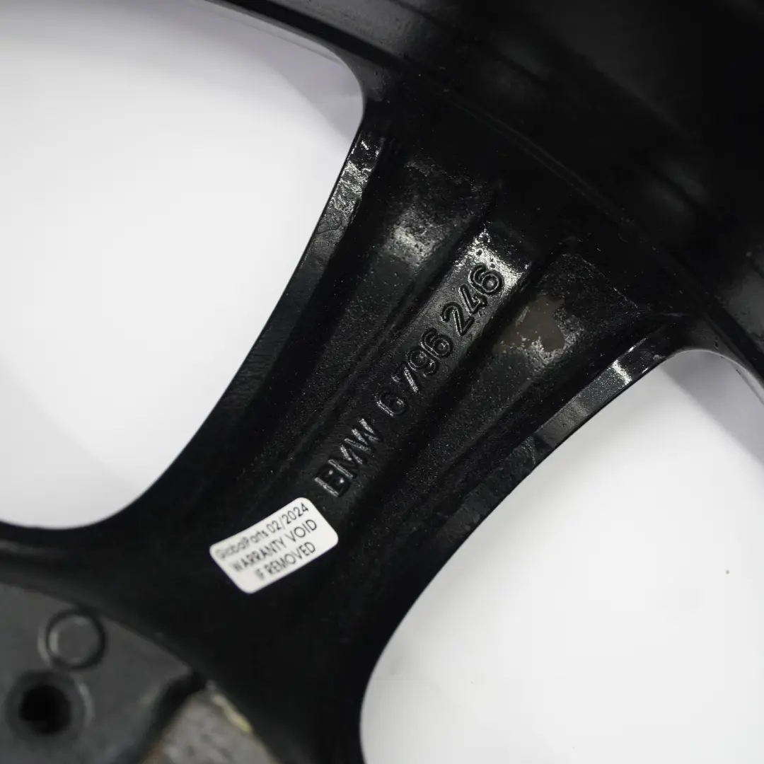 BMW F30 F31 F32 F33 Llanta de aleación negro 18 "8J ET:34 Star Spoke 396 - SKU 6796246-5 - Número de pieza 6796246