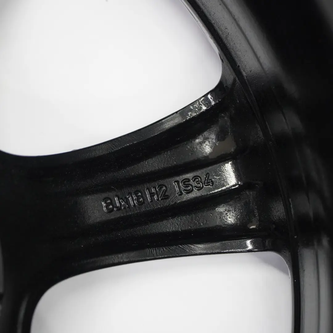 BMW F30 F31 F32 F33 Black Alloy Wheel Rim 18" 8J ET:34 Star Spoke 396 - SKU 6796246-5 - Part number 6796246