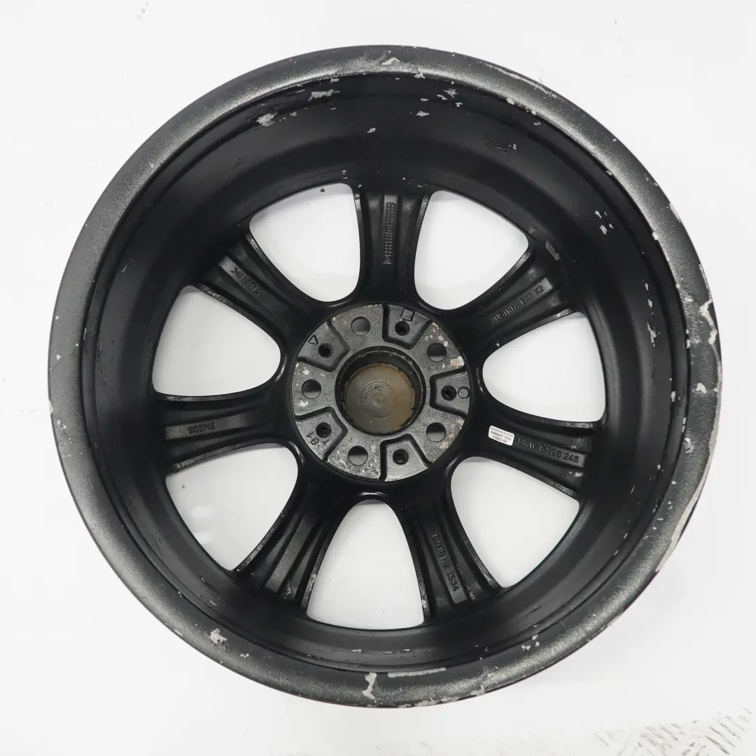 BMW F30 F31 F32 F33 Black Alloy Wheel Rim 18" 8J ET:34 Star Spoke 396 - SKU 6796246-7 - Part number 6796246