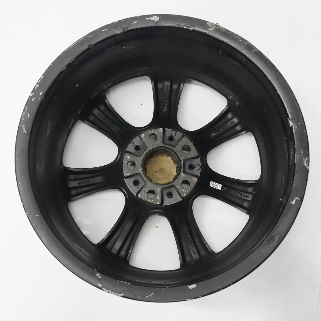 Alloy Wheel Rim 18" 8J ET:34 Star Spoke 396 to BMW F30 F31 F32 F33 Black with Part number 6796246 BMW F30 F31 F32 F33 Black Alloy Wheel Rim 18" 8J ET:34 Star Spoke 396 - SKU 6796246-8 - Part number 6796246