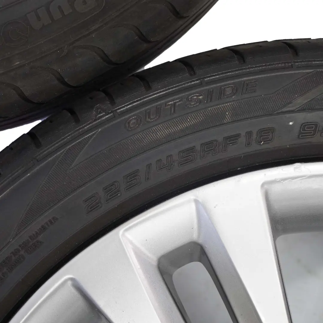 BMW F30 F31 F32 Set completo 4x Cerchi 18" Pneumatici Doppie razze Ferricgrey - SKU 6796247-SET - Numero di parte 6796247
