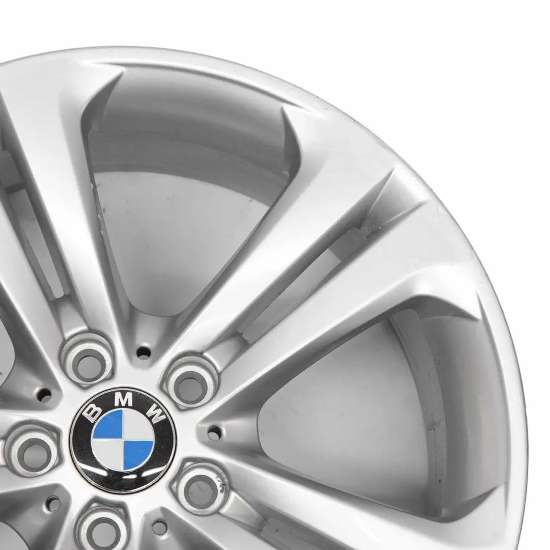 BMW F30 F31 F32 Silver Alloy Wheel Rim 19" 8J Double Spoke 401 ET:36 - SKU 6796256-1 - Part number 6796256