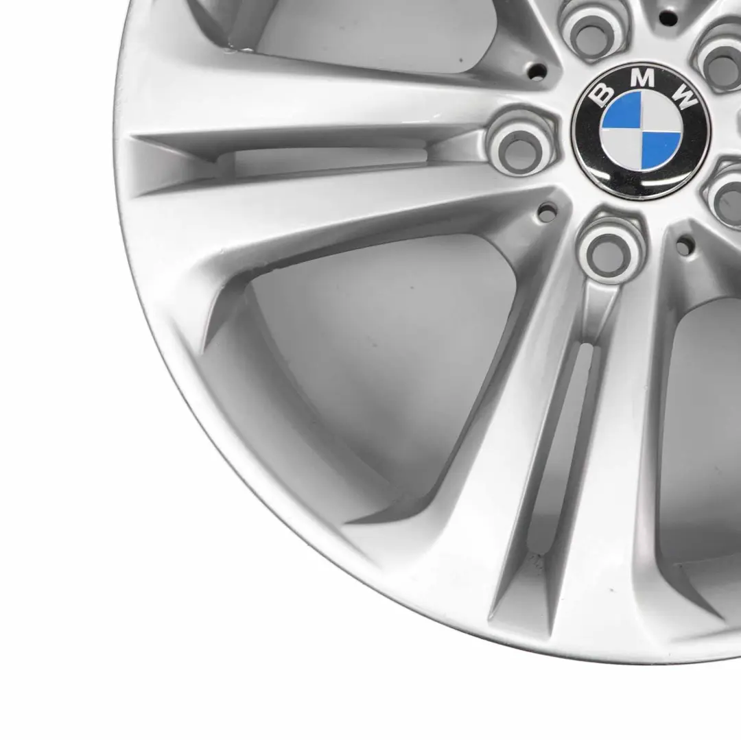 BMW F30 F31 F32 Silver Alloy Wheel Rim 19" 8J Double Spoke 401 ET:36 - SKU 6796256-1 - Part number 6796256