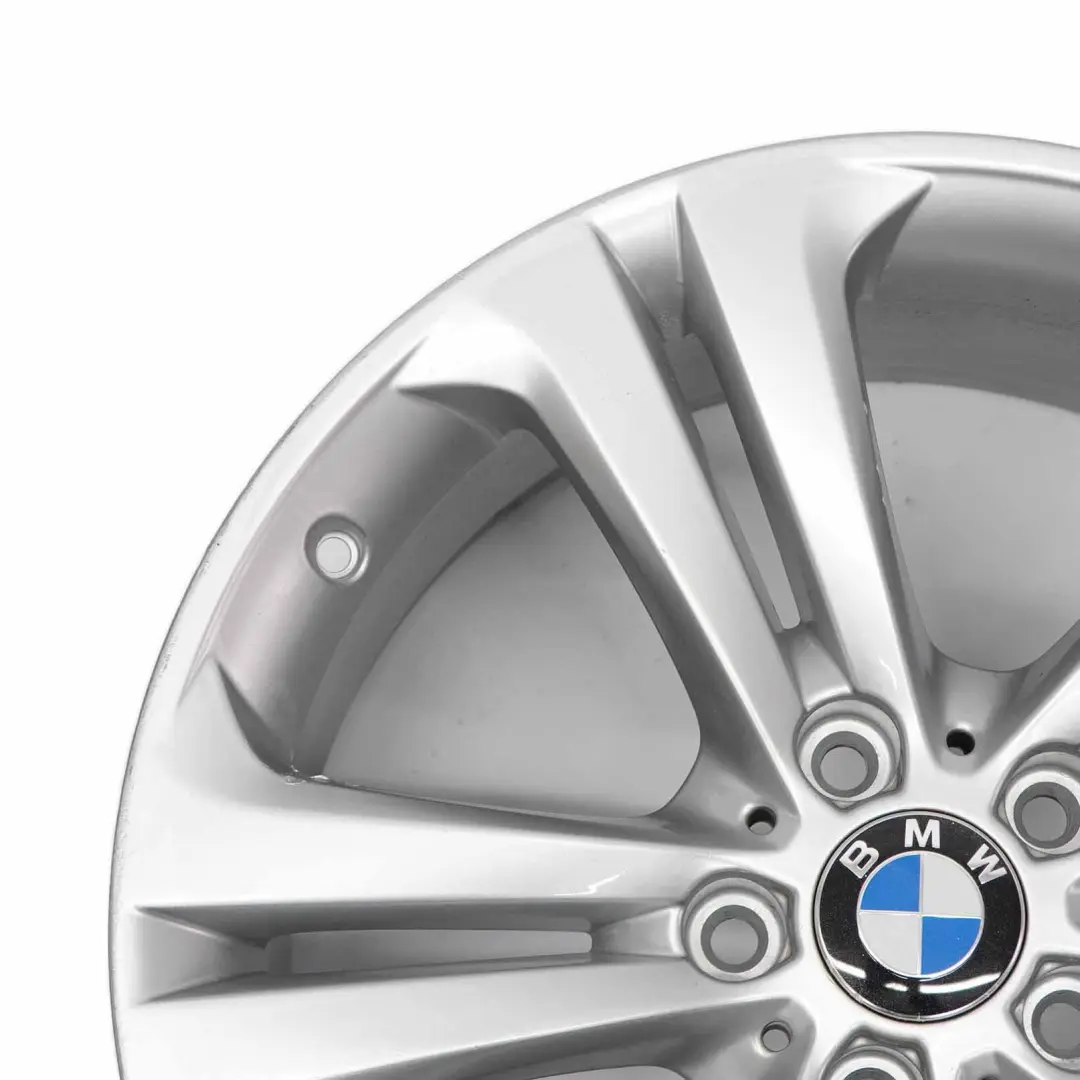 BMW F30 F31 F32 Silver Alloy Wheel Rim 19" 8J Double Spoke 401 ET:36 - SKU 6796256-1 - Part number 6796256