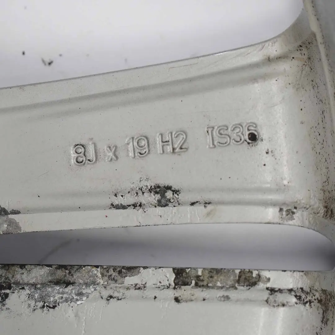 BMW F30 F31 Silberne Leichtmetallfelge 19" 8J Doppelspeiche 401 ET:36 - SKU 6796256-1 - Teilenummer 6796256