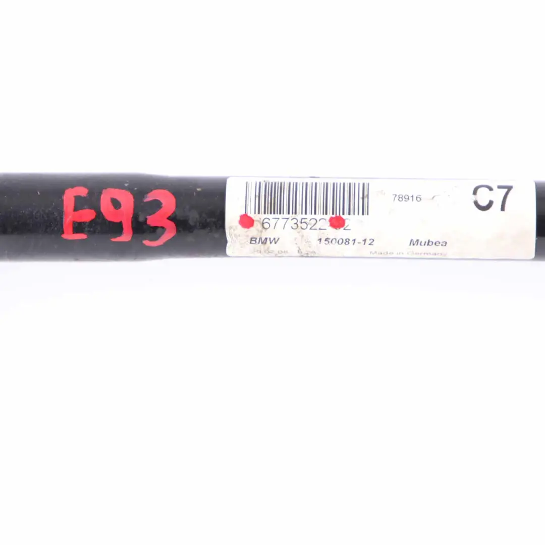 Stabilizer BMW E93 Suspension M Sport Front Anti Roll Bar Stabilizer 6773522 - SKU 6796307 - Part number 6796307