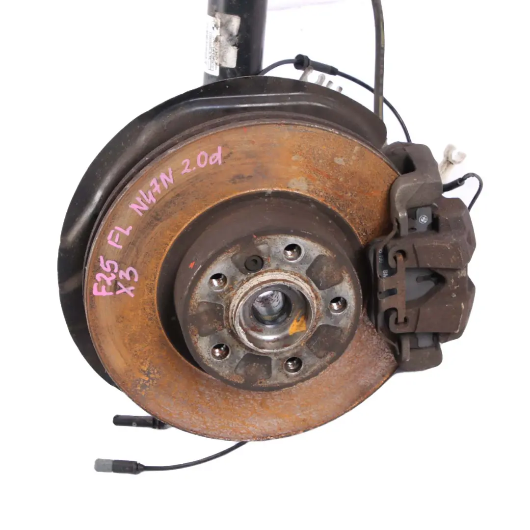 BMW X3 F25 20dX N47N Front Left N/S Wheel Suspension Leg Axle Brake Caliper Disc - SKU 6796315 - Part number 6796315