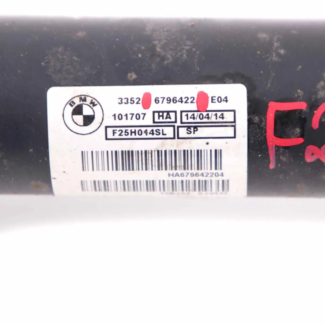 mola puntone amortizatore sospensione posteriore sinistra destra per BMW F25 con numero di parte 6796422 BMW F25 mola puntone amortizatore sospensione posteriore sinistra destra - SKU 6796422 - Numero di parte 6796422