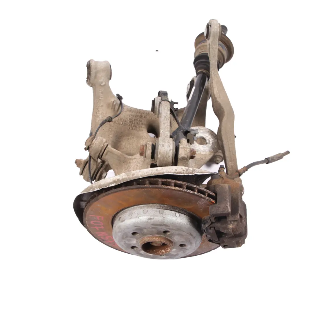 Suspension Leg Rear Left N/S Wheel Hub Bearing Brake Disc Caliper to BMW F07 GT with Part number 6796509 BMW F07 GT Suspension Leg Rear Left N/S Wheel Hub Bearing Brake Disc Caliper - SKU 6796509-1 - Part number 6796509
