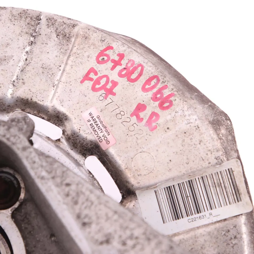 Cubo Soporte Rueda Trasera Derecha Eje Cojinete para BMW F07 GT con número de pieza 6796510 BMW F07 GT Cubo Soporte Rueda Trasera Derecha Eje Cojinete - SKU 6796510 - Número de pieza 6796510