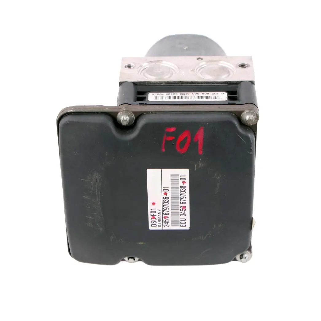 DSC ABS Pump Brake Hydro Control Unit Module 6797038 to BMW F01 with Part number 6797036 BMW F01 DSC ABS Pump Brake Hydro Control Unit Module 6797038 - SKU 6797036 - Part number 6797036