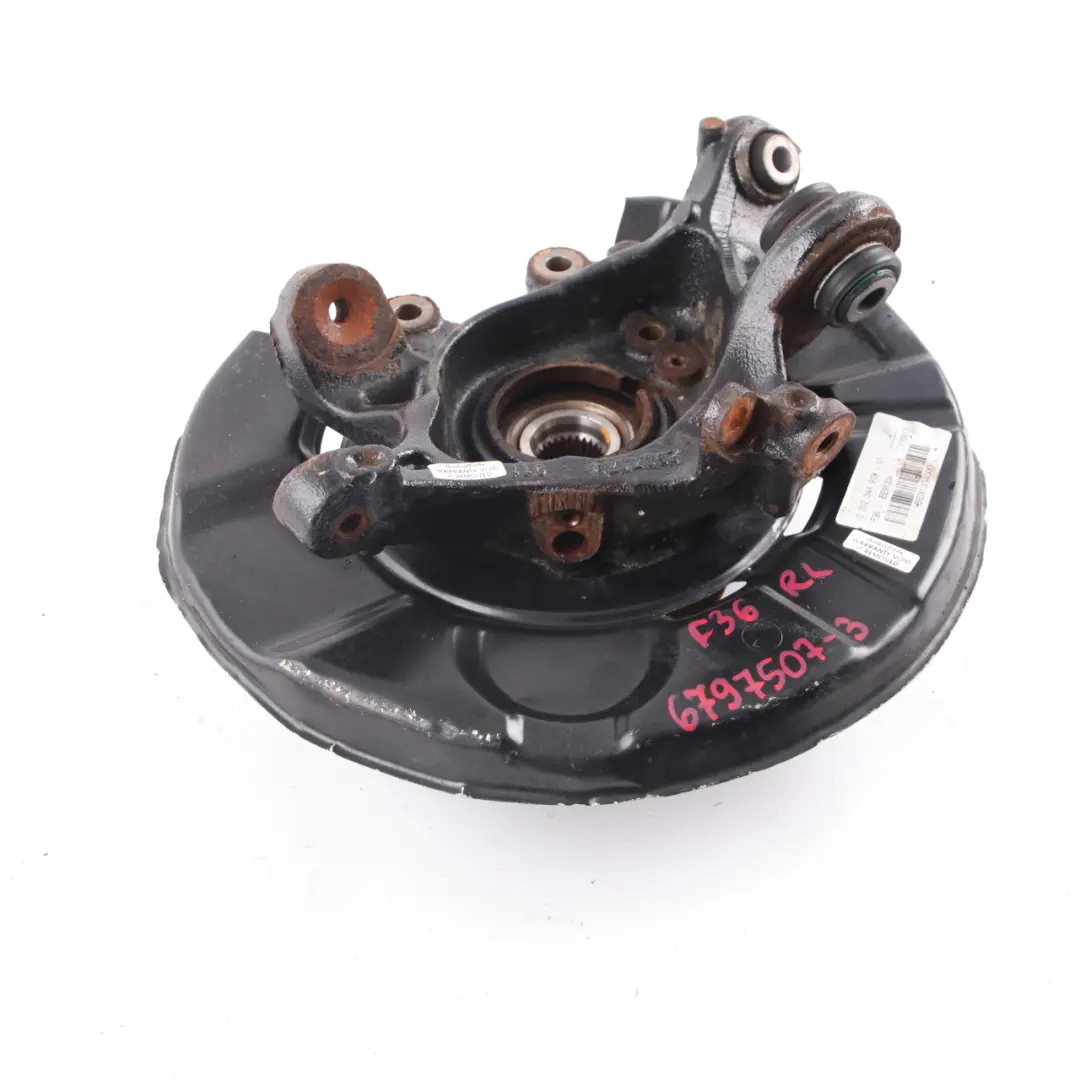 Support de roue essieu suspension arrière gauche Moyeu roue BMW F32 F36 - SKU 6797507-3 - Numéro de pièce 6797507