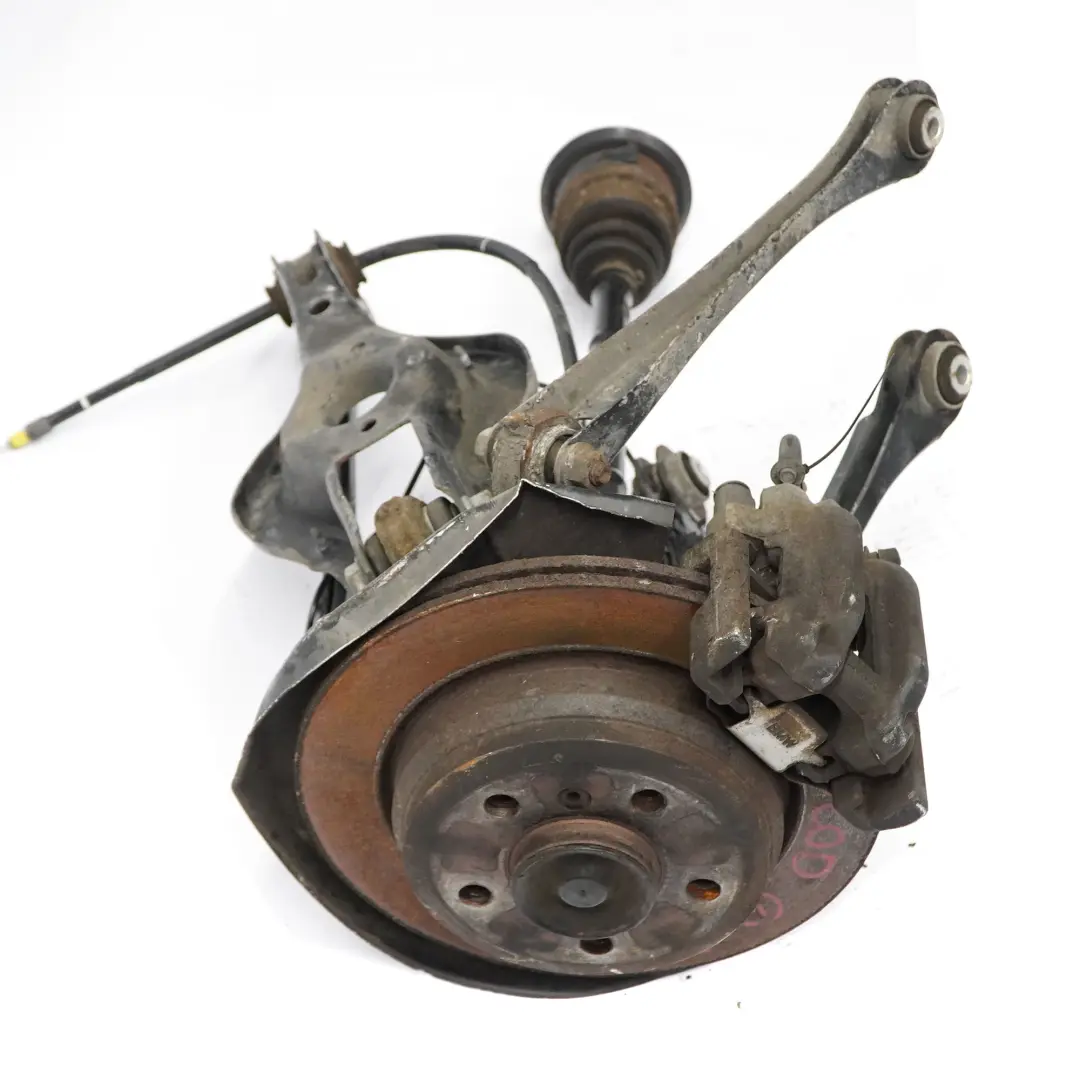 posteriore sinistra Sospensione ruota Gamba Mozzo Pinza Freno per BMW F33 418d 420d con numero di parte 6797507 BMW F33 418d 420d posteriore sinistra Sospensione ruota Gamba Mozzo Pinza Freno - SKU 6797507-4 - Numero di parte 6797507