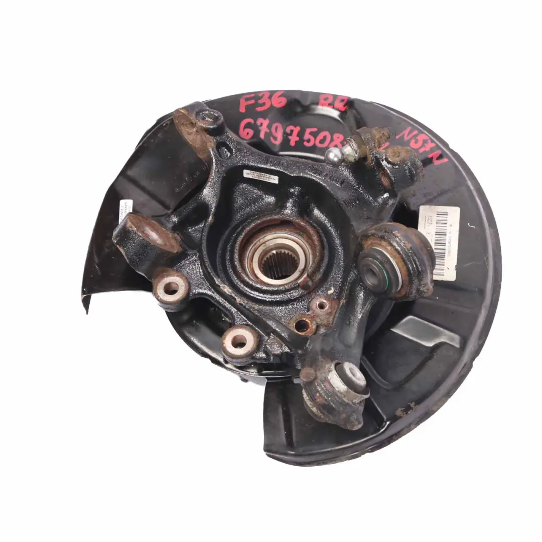 BMW F32 F36 Rueda trasera derecha Suspensión Eje Rueda Hub - SKU 6797508-2 - Número de pieza 6797508
