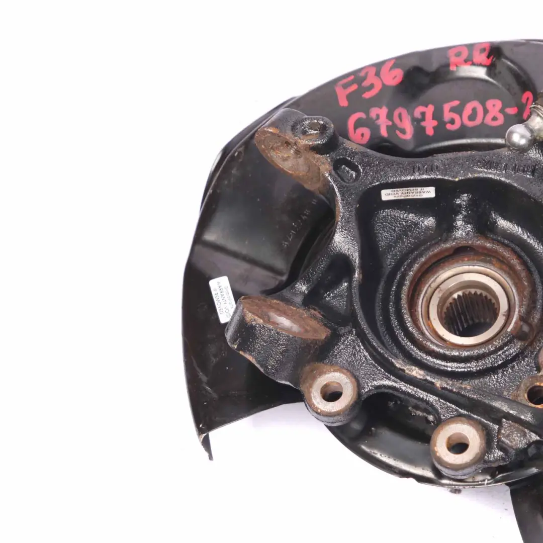 Rueda trasera derecha Suspensión Eje Rueda Hub para BMW F32 F36 con número de pieza 6797508 BMW F32 F36 Rueda trasera derecha Suspensión Eje Rueda Hub - SKU 6797508-2 - Número de pieza 6797508