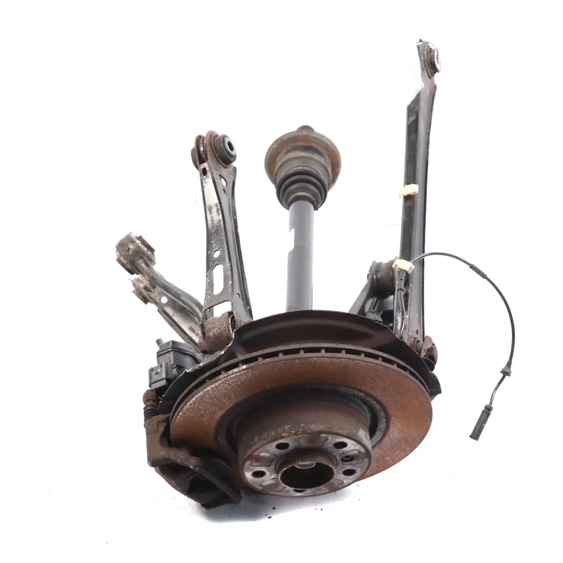 BMW X3 F25 30dX N57N Mozzo Ruota Posteriore Sinistra Sospensione Gamba Pinza