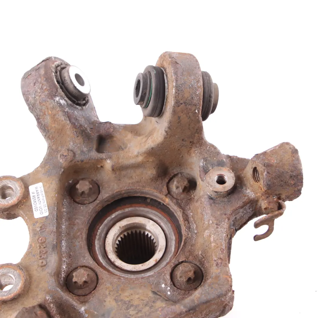 Carrier Rear Left N/S Axle Suspension Bracket Mount to BMW X3 F25 Wheel with Part number 6797569 BMW X3 F25 Wheel Carrier Rear Left N/S Axle Suspension Bracket Mount - SKU 6797569-2 - Part number 6797569