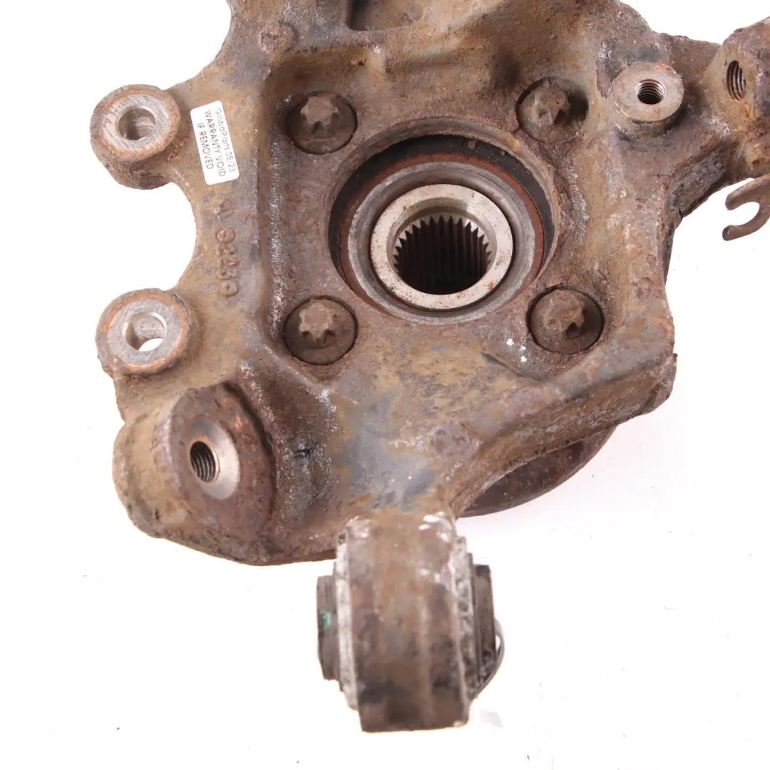 Carrier Rear Left N/S Axle Suspension Bracket Mount to BMW X3 F25 Wheel with Part number 6797569 BMW X3 F25 Wheel Carrier Rear Left N/S Axle Suspension Bracket Mount - SKU 6797569-2 - Part number 6797569