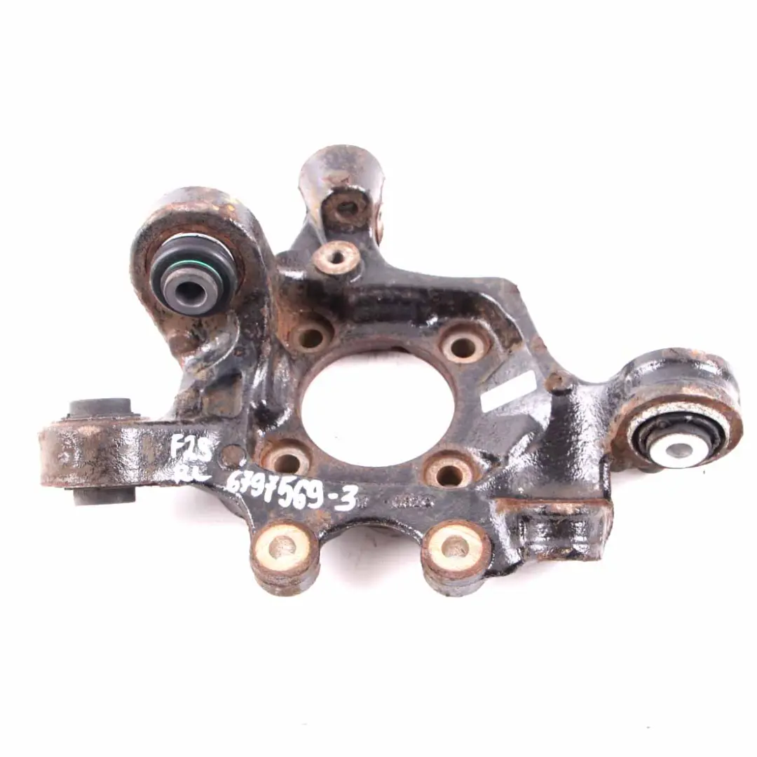 Carrier Axle Suspension Bracket Knuckle Rear Left N/S 6790497 to BMW X3 F25 Wheel with Part number 6797569 BMW X3 F25 Wheel Carrier Axle Suspension Bracket Knuckle Rear Left N/S 6790497 - SKU 6797569-3 - Part number 6797569