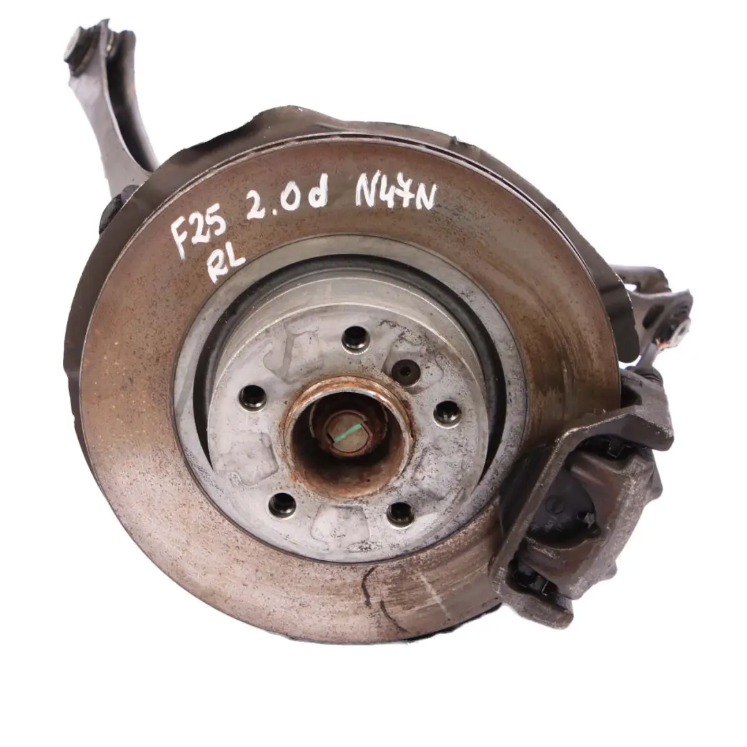 20dX N47N Rueda Trasera Izquierda Cubo Suspensión Freno Pinza para BMW X3 F25 con número de pieza 6797569 BMW X3 F25 20dX N47N Rueda Trasera Izquierda Cubo Suspensión Freno Pinza - SKU 6797569 - Número de pieza 6797569