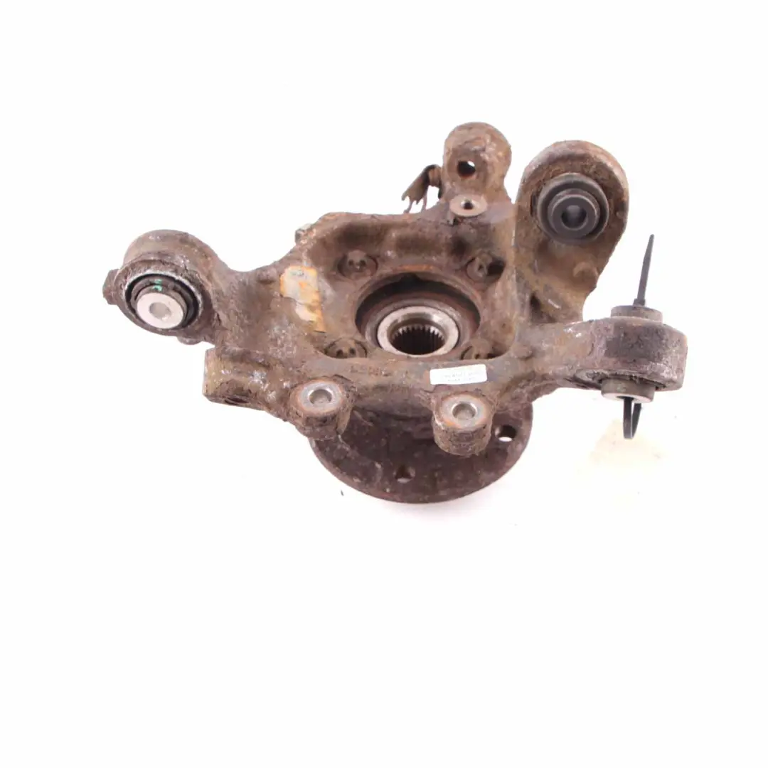 Carrier Rear Right O/S Axle Suspension Bracket Mount to BMW X3 F25 Wheel with Part number 6797570 BMW X3 F25 Wheel Carrier Rear Right O/S Axle Suspension Bracket Mount - SKU 6797570-2 - Part number 6797570