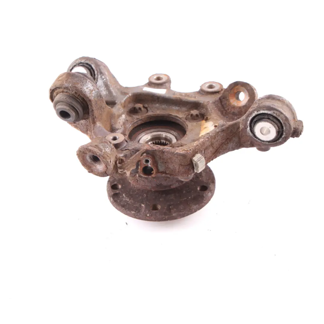 Carrier Rear Right O/S Axle Suspension Bracket Mount to BMW X3 F25 Wheel with Part number 6797570 BMW X3 F25 Wheel Carrier Rear Right O/S Axle Suspension Bracket Mount - SKU 6797570-2 - Part number 6797570