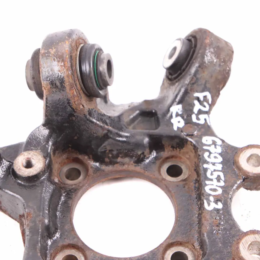 Carrier Rear Right O/S Axle Suspension Knuckle Bracket 6790498 to BMW X3 F25 Wheel with Part number 6797570 BMW X3 F25 Wheel Carrier Rear Right O/S Axle Suspension Knuckle Bracket 6790498 - SKU 6797570-3 - Part number 6797570