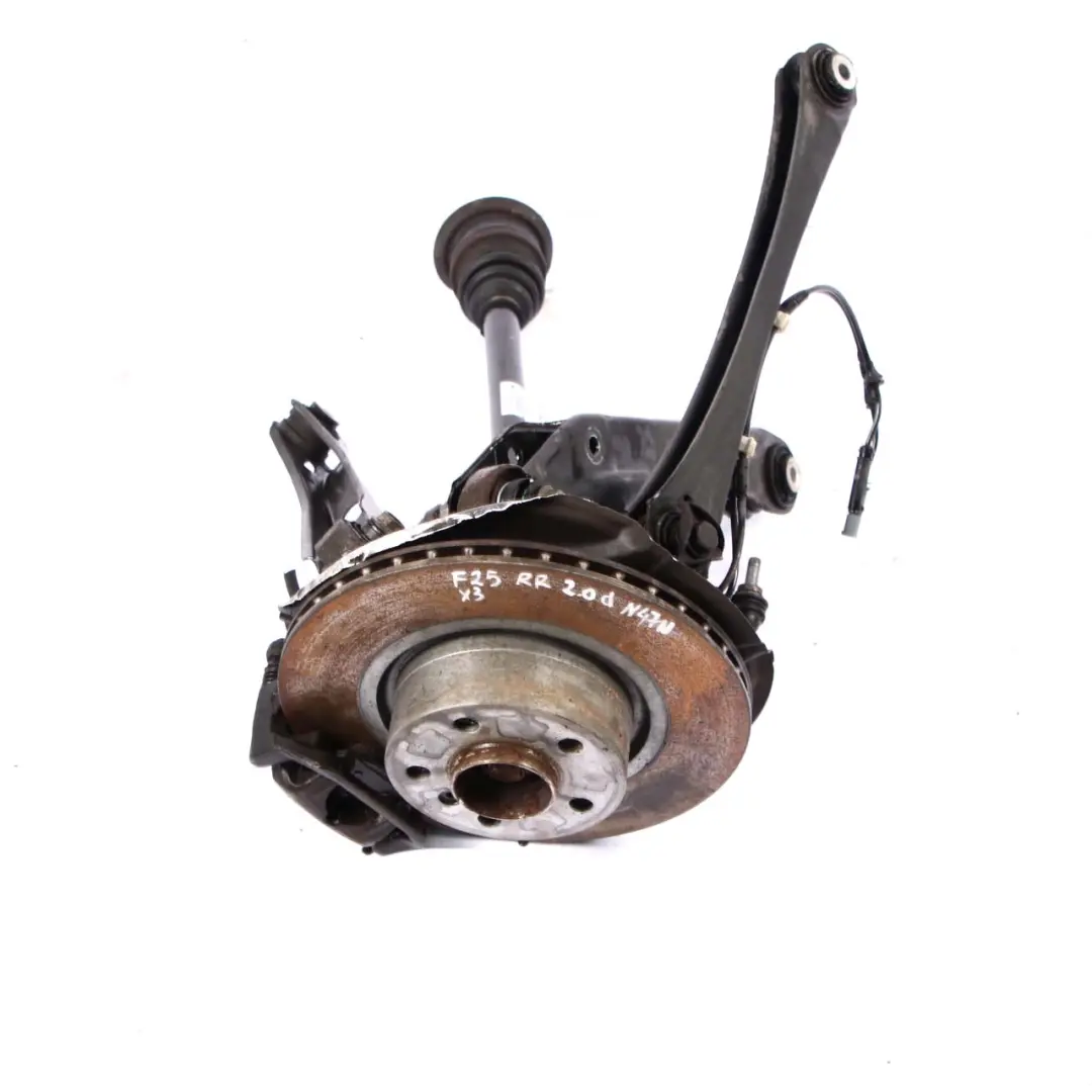 20dX N47N Zwrotnica Piasta Zacisk Tarcza Tylna Prawa do BMW X3 F25 o numerze 6797570 BMW X3 F25 20dX N47N Zwrotnica Piasta Zacisk Tarcza Tylna Prawa - SKU 6797570 - Numer Części 6797570