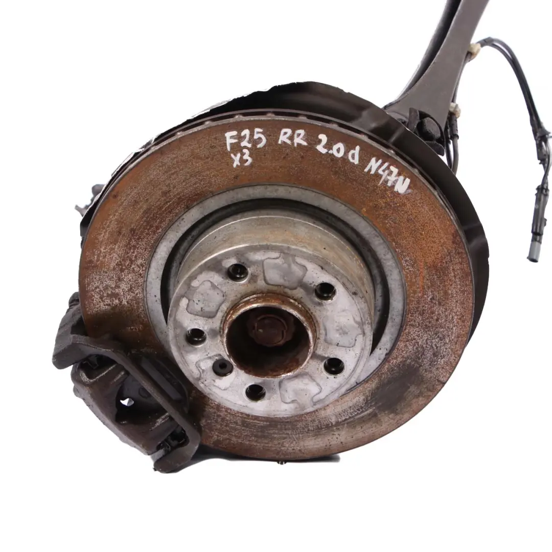 20dX N47N Freno Pinza Disco Buje Rueda Suspensión Trasero Derecho para BMW X3 F25 con número de pieza 6797570 BMW X3 F25 20dX N47N Freno Pinza Disco Buje Rueda Suspensión Trasero Derecho - SKU 6797570 - Número de pieza 6797570