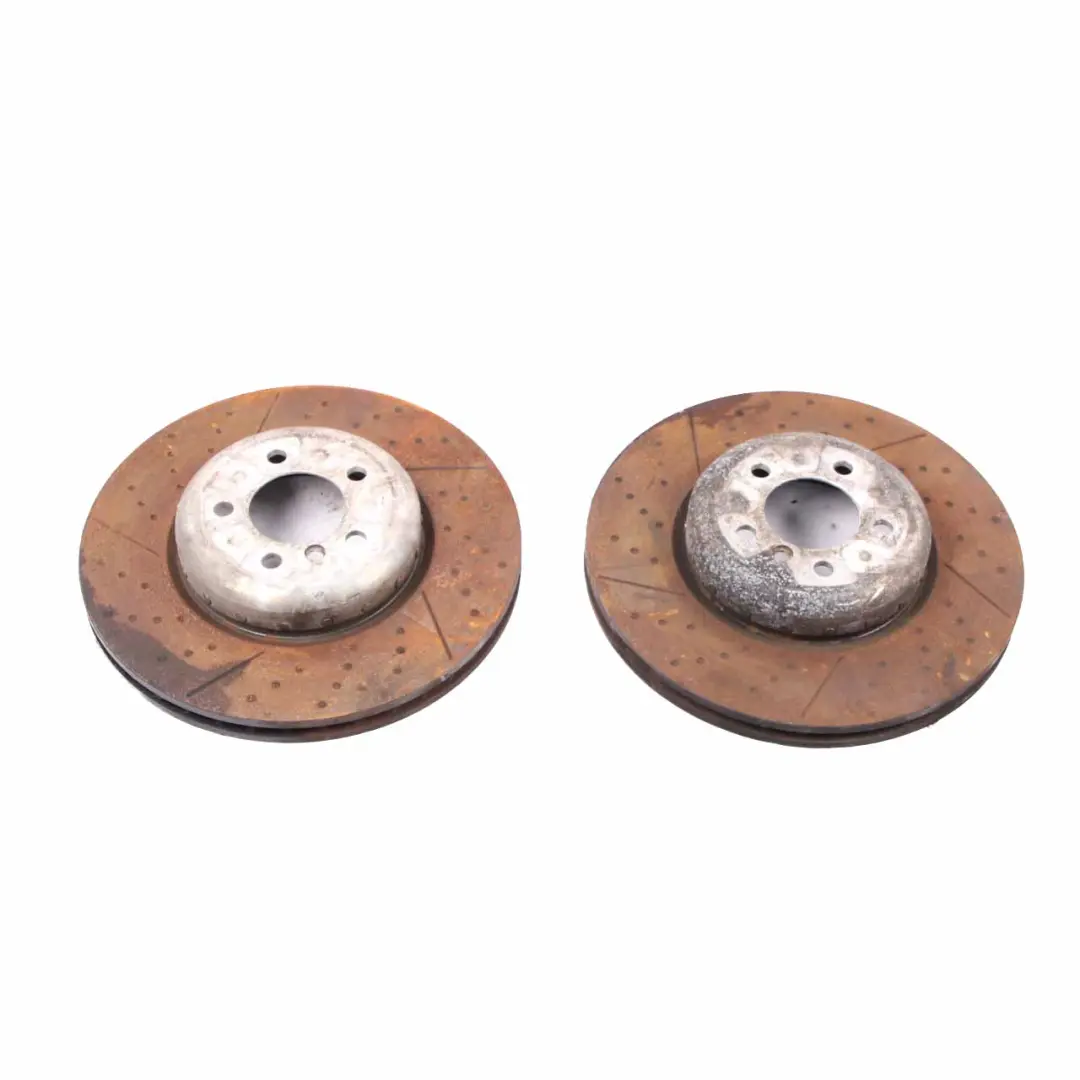  Brake Disc BMW F30 F36 Front Left Right Wheel Ventilated Perforated Set 370X30 - SKU 6797603 - Part number 6797603
